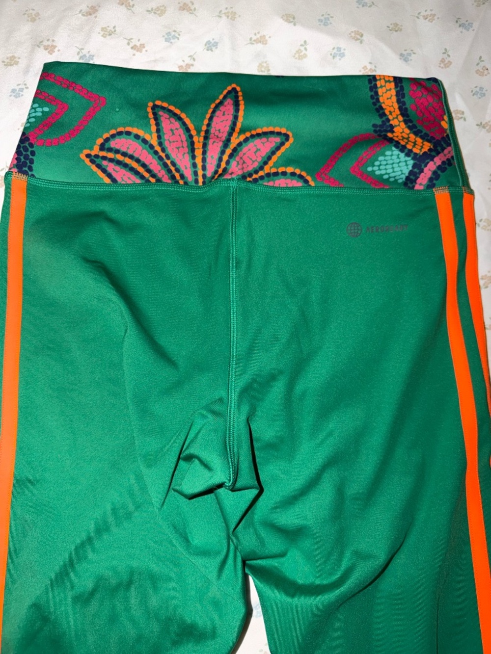 Adidas x Farm Rio Training Essentials 7/8 Leggings - Picture 5 of 6